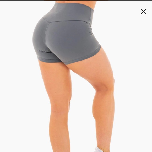 Ryderwear Motion High Waisted Shorts in Charcoal, Size XS - Picture 5 of 10